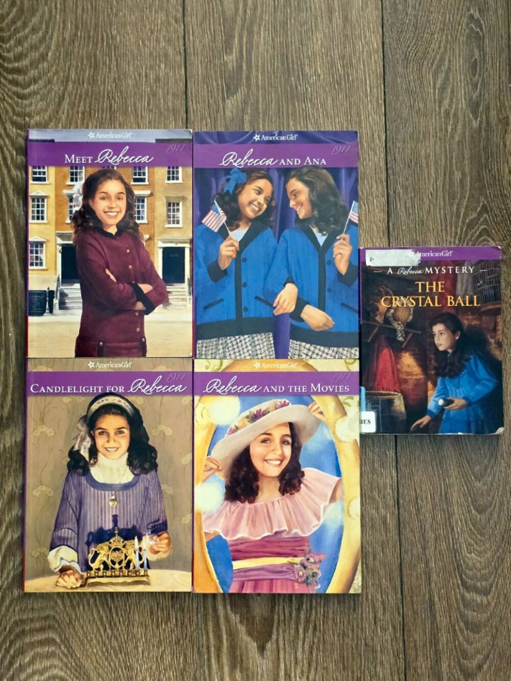 American Girl Rebecca Books 1-4 + Mystery Lot 5 Collection 1914 New York City